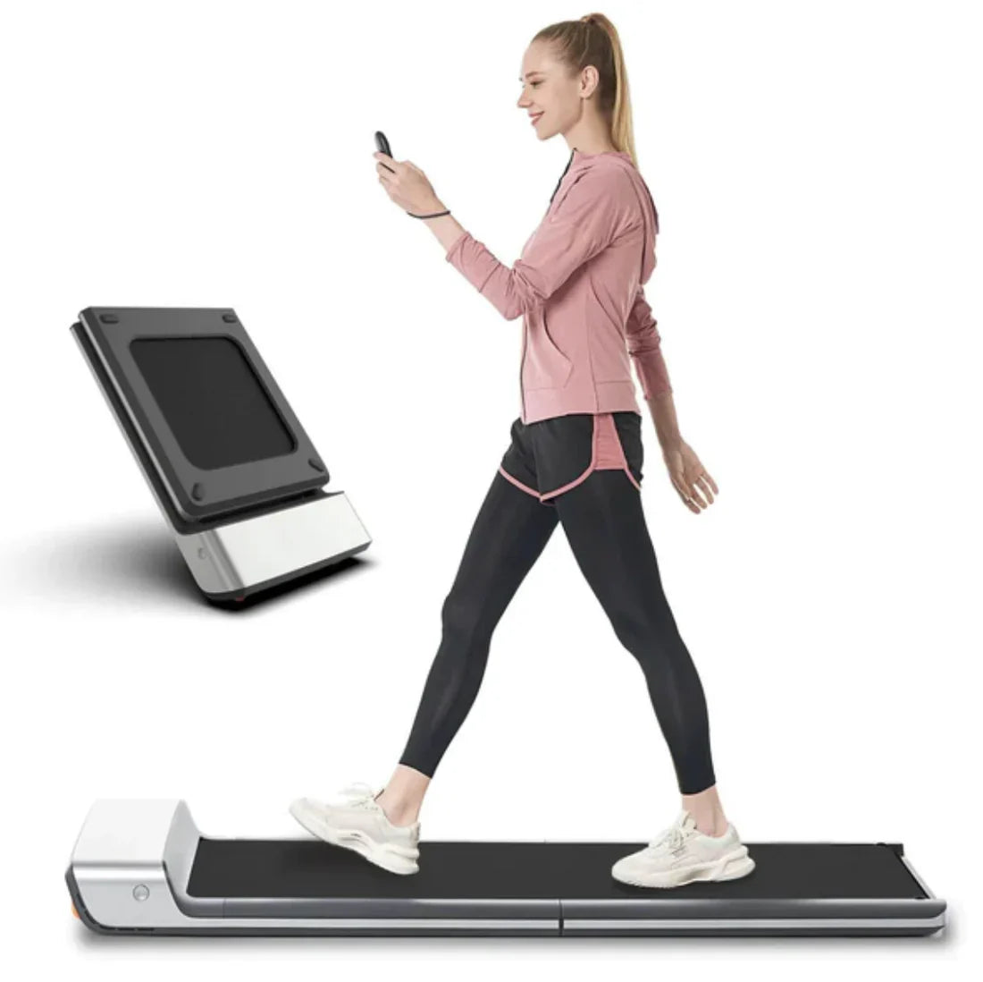 Foldable Under Desk Treadmill – Space-Saving with Remote